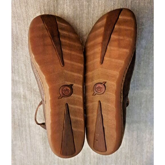 Born Dark Brown Leather Women's Flats - Picture 10 of 11